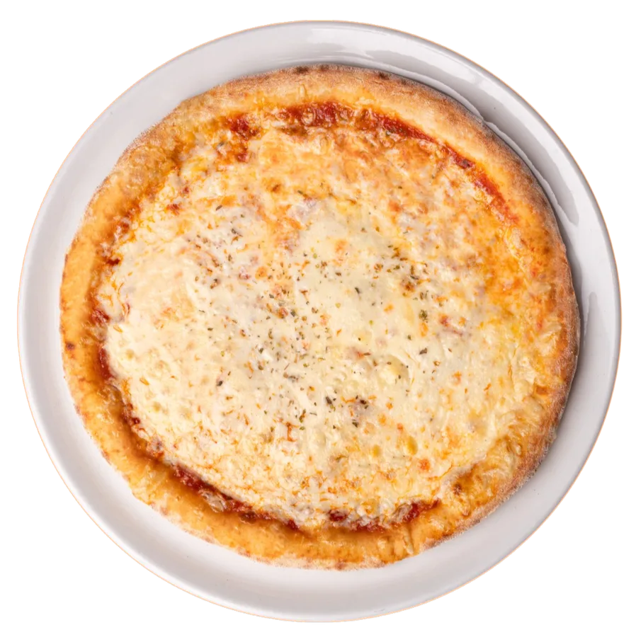 Protein Margherita Pizza, freigestellt