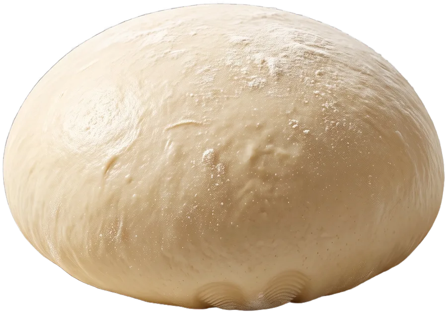 Roher Protein-Teigling, freigestellt