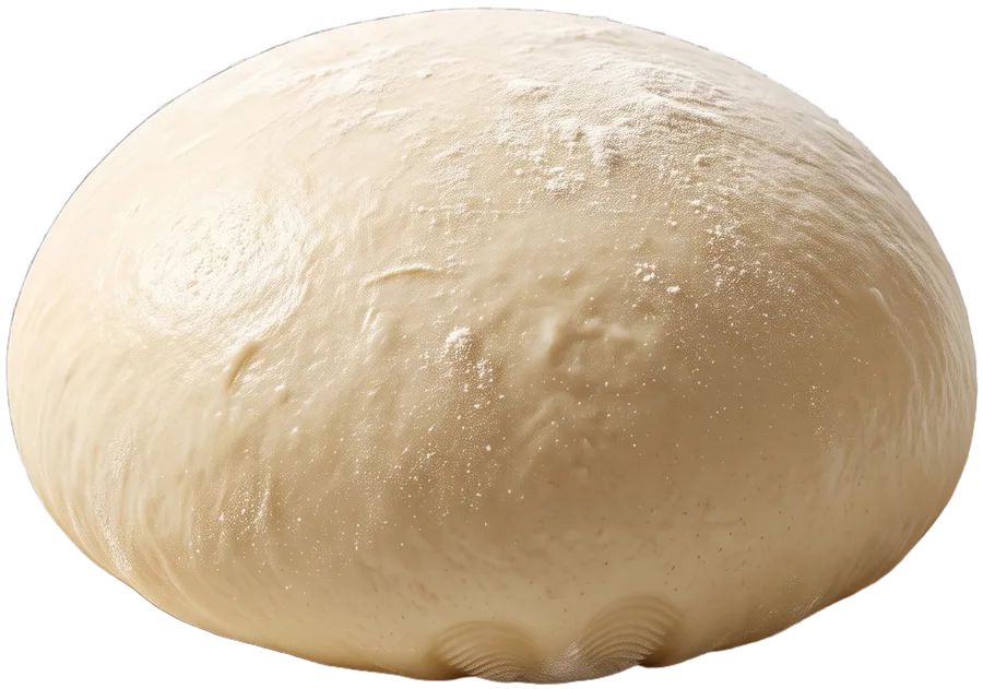 Roher Protein-Teigling, freigestellt